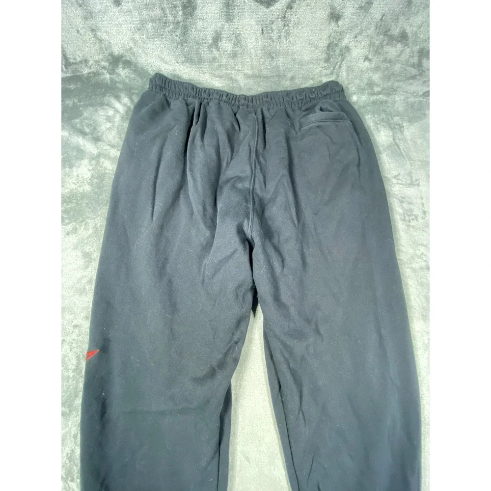 Nike Jordan Pants Mens 2XL XXL Flight Essentials Fleece Baseline Black Joggers